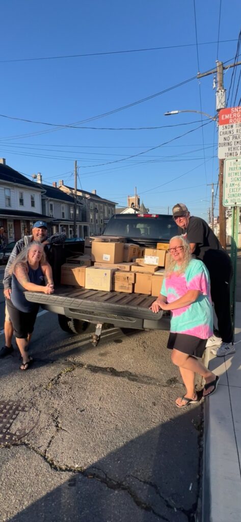 Donation going out to Pottsville homeless shelter
