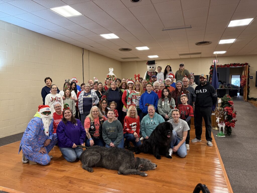 Santa at the Lighthouse event