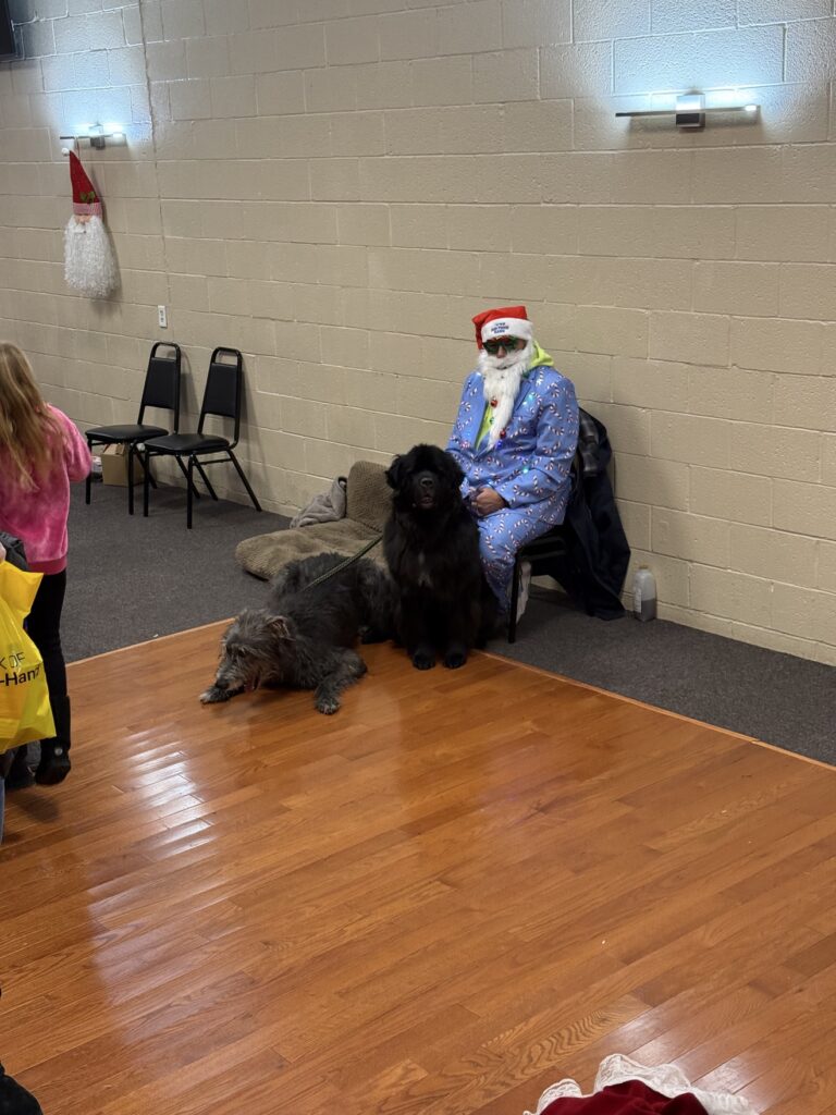 Santa at the Lighthouse event